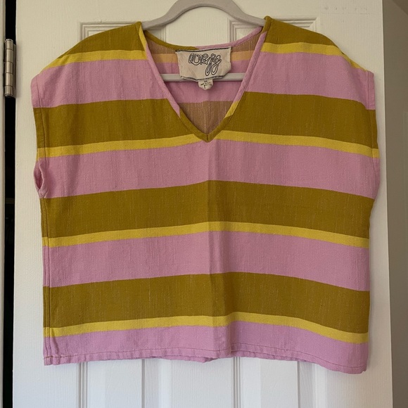 Ace & Jig Tops - Ace&Jig Mason Shell in Glee